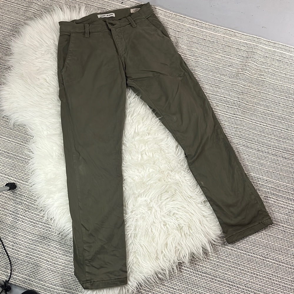 Mavi jeans Johnny slim leg green men’s 28/28
